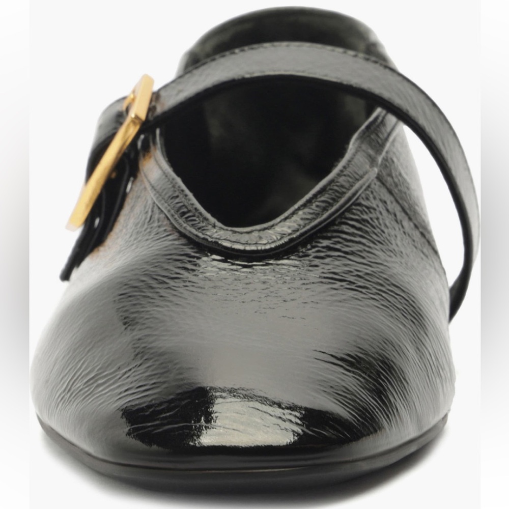 NEW Schutz Courtney Buckle Patent Flats - Picture 4 of 14